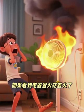 插座过载预警灯!漫画安全书双册,插线板发烫应对图解 #育儿 #儿童安全 #安全保护 #家长必读 #家庭教育