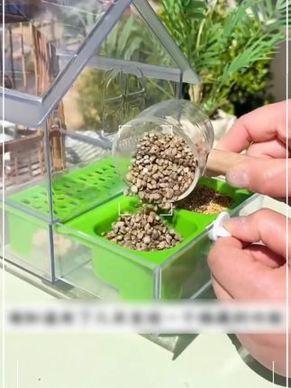谁能想到这个小房子居然是个洗澡盆!# 鹦鹉洗澡盆 # 多功能喂食器
