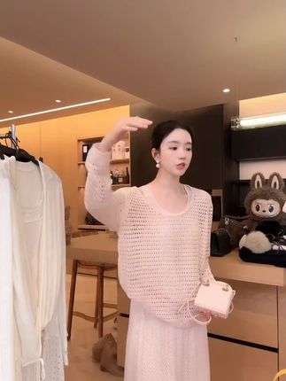 Zwinnie/詹维尼【镂空三件套】 XH-WJH202501#穿出高级感 #连衣裙 #品质女装 #今日穿搭look #今天穿什么