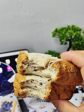 蓝莓全麦厚切吐司 早八人的福音来了#蓝莓吐司 #全麦吐司 口感扎实#早餐吃什么 #强烈推荐哦 #旺品郎