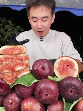 树熟红皮无花果新鲜水果特大果当季爆甜现摘现发 #水果 #水果自由 #水果人的日常 #无花果