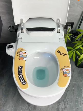 【卡通款】可爱坐便垫四季款可水洗马桶垫坐垫粘贴无痕式厕所马桶贴#卡通坐便垫 #四季马桶垫 #可水洗坐垫 #无痕粘贴 #家居装饰