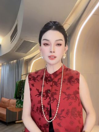三C娘娘【马上有钱】90605新中式国风女装气质马夹#新中式穿搭 #高级穿搭 #穿出高级感