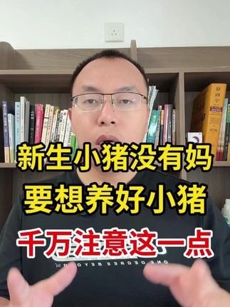 小猪没有奶吃的,有一点千万要注意 #养猪  #养猪技术  #养猪知识  #乳猪奶粉  #猪奶粉