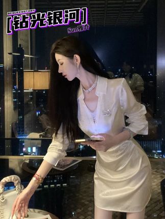 秋季超好穿的气质衬衫连衣裙,一件就能出门!超方便!#显瘦穿搭#连衣裙#穿出高级感#裙子👗#仙女必备