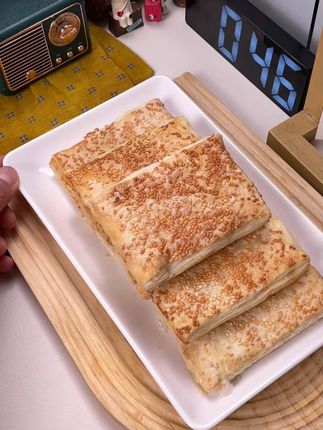 千味央厨千层饼 千味央厨千层饼 千层饼#千层饼 #千层饼教程 #千层饼做法 #千层饼干烤箱做法