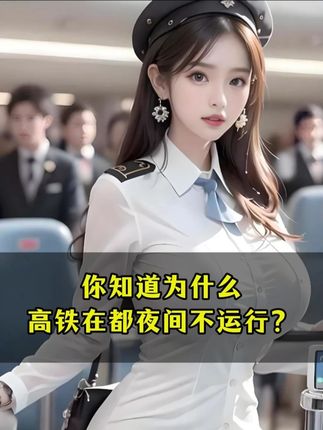 你知道为什么高铁在夜间不运行?中国文化百科常识 #智慧人生 #百科 #知识分享 #儿 #好书分享
