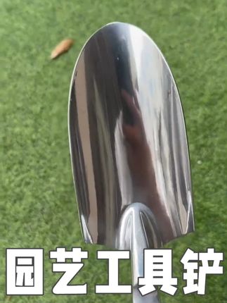 全铝锻造的小铲子,重量轻、不生锈#园艺工具 #种花工具 #种菜铲子 #赶海 #三农