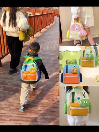 儿童书包幼儿园轻便时尚女童双肩背男孩3-7岁轻便休闲可爱小背包 #儿童书包 #双肩包 #幼儿园书包 #书包 #学生书包