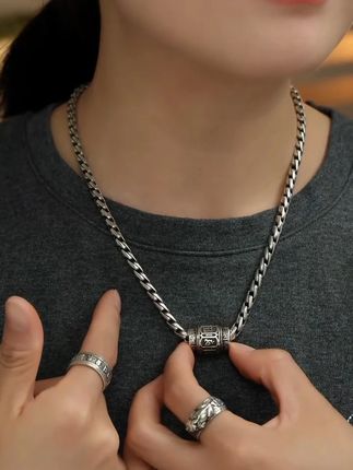 这款路路通,老板们都喜欢,上身就是老板范。 #银项链推荐 #路路通项链 #男士项链推荐 #无限回购的宝藏单品 #项链男款