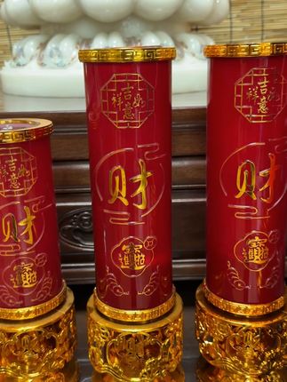 无烟无异味非常合适在室内点的水晶蜡烛灯