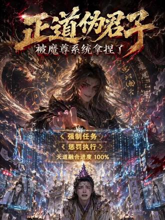 正道伪君子:被魔尊系统拿捏了 第一集 九州修真界,正道魁首楚君行设计诛杀魔尊聂无恨,借一场盛大葬礼收割名望,坐稳“完美圣人”之名。孰料聂无恨灵魂竟与世界法则“天道基石”相融,化作无上正道系统,意外绑定到死敌楚君行识海之中。开局便是致命强制任务:当众向魔尊灵位下跪认错,违则神魂俱灭!万众瞩目下,楚君行被迫屈膝,硬撑颜面谎称“感化魔头”,极致社死瞬间拉开复仇大幕。自此,楚君行陷入“想装逼必被打脸”的死循环…#ai短剧 #修仙 #喜剧