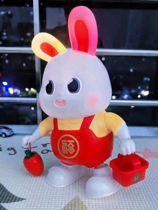 跳舞小福兔,声音可调,灯光可关,学爬有我,快人一步~ #少儿英语#启蒙早教#英语启蒙#自然拼读#儿童动画