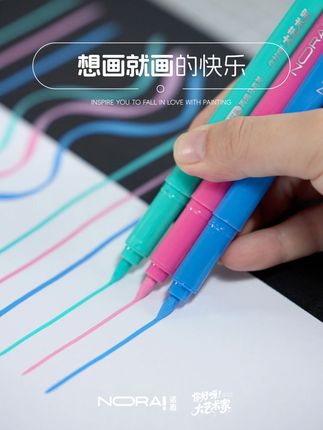 这套 “大艺术家” 马克笔,让生活满是艺术感! 智能控墨让每一笔不断层、不透纸,绘画轻松又有趣#丙烯马克笔 #便携 #艺术启蒙 #手绘 #画画打卡