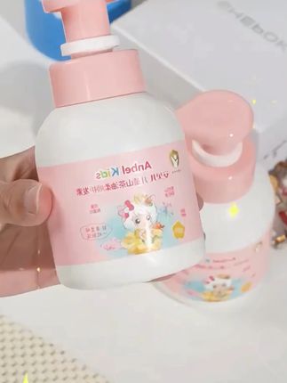 安贝儿喜羊羊儿童护发素山茶油柔顺女童保湿丝滑温和顺滑润发洗头#护发素 #儿童护发素 #安贝儿 #儿童护发素推荐 #山茶油