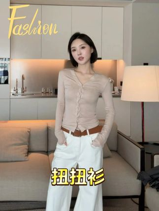 好好看的半高领打底衫 #打底衫 #显白穿搭 #显瘦穿搭 #时髦精的ootd #每日穿搭