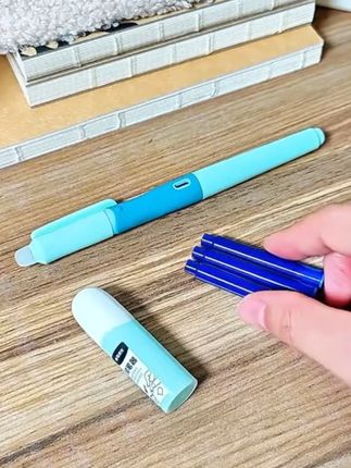 练字关键期,准备这样一支笔帽带橡皮 + 硅胶握套的可擦钢笔,让娃轻松练字!#可擦钢笔