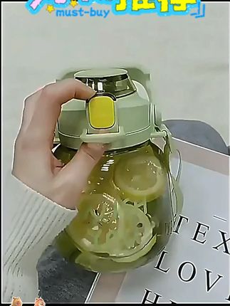 大肚杯大容量水杯女2025新款大肚杯子夏天外出携带吸管运动好用  #大容量水杯 #高颜值水杯 #水杯