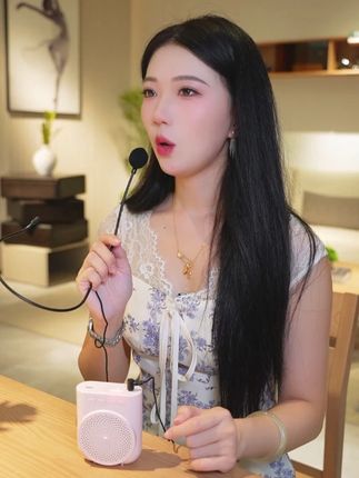 儿童小蜜蜂扩音器教师专用可爱高颜值高音质小型便携大音量无杂音 #扩音器 小蜜蜂扩音器!老师专用扩音器