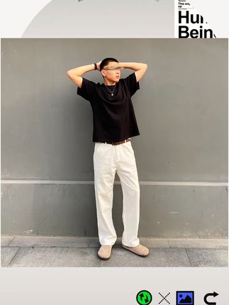 tillthedawn#美式纯白色牛仔裤男春夏休闲百搭显高显瘦宽松直筒裤 纯白牛仔裤 #纯白牛仔裤 #美式风格 #春夏穿搭 #显高显瘦 #tillthedawn