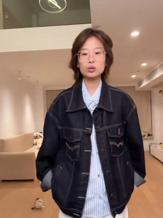 NIZHESI 秋季新款 男女同款简约高级感男女同款牛仔夹克 #NIZHESI #男女同款外套 #牛仔夹克外套 #慵懒风穿搭 #牛仔外套欧美式