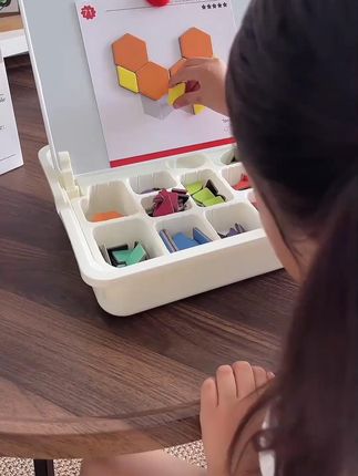 磁性七巧板磁力拼图3到6岁幼儿园专用积木玩具益智力儿童生日礼物#磁性七巧板磁 #磁力拼图 #磁力拼图玩具 #磁力拼图玩具推荐 #磁力拼图画板