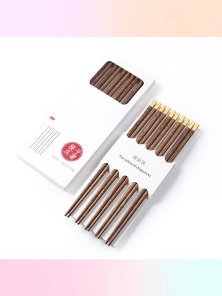 郝邵文推荐 家用轻奢防滑高颜值家庭厨房专用公筷鸡翅木中式筷子#家用筷子 #筷子 #防滑家用 #厨房筷子 #鸡翅木筷子