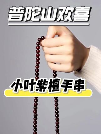 普陀山小叶紫檀108颗 #普陀山 #手串 #小叶紫檀 #文玩