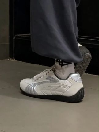 环球银色增高德训鞋男款2025夏季新款网面透气板鞋鞋子赛车穿 #德训鞋 #好鞋推荐 #百搭鞋子 #男鞋 #好穿不累脚