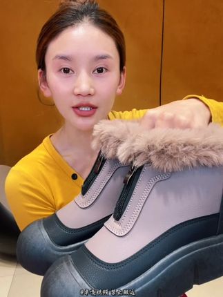 #藏族姑娘 #马丁棉靴 #短靴 #软皮软底 #棉靴推荐