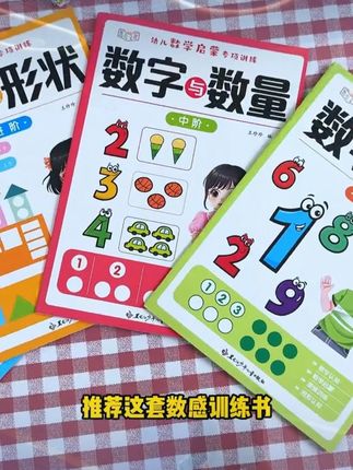 数感能力 分阶培养 适合3-6岁 培养数感 数感启蒙思维训练 #数感启蒙 #数学