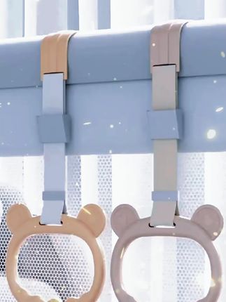 #母婴用品 #儿童玩具 #学步神器 #婴儿健身 #早教玩具 美滋熊儿童围栏专用手拉环婴儿宝宝学步站立健身床围锻炼臂力吊环
