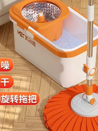 #拖把 #家用拖把 #旋转拖把 #拖把推荐 #免手洗拖把 旋转拖把加大加厚款家用双驱动免手洗拖把