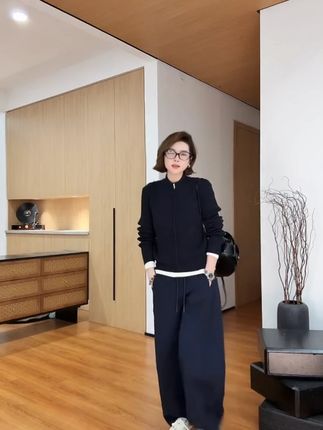 2025新款慵懒风立体剪裁显瘦百搭宽松休闲长裤 #穿搭#小个子穿搭#穿搭显瘦#穿搭遮肉#秋装上新啦