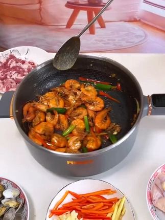 梅特德菲多功能一体蒸煮不粘电炒锅带蒸笼 #厨房好物 #电炒锅 #多功能