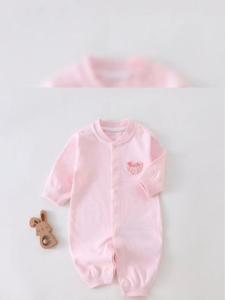 新生儿婴儿纯棉春秋款连体衣哈衣爬衣服初生宝宝睡衣无骨长袖打底#连体衣 #哈衣 #春秋穿搭 #睡衣家居服 #婴幼儿服饰