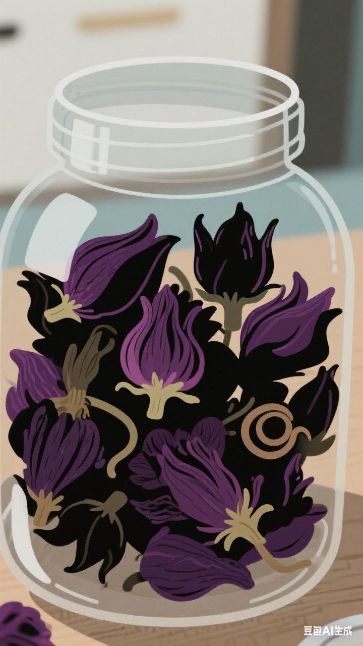洛神花茶玫瑰茄泡水。此内容由AI生成
