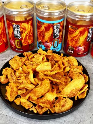 【台湾古早味】麦乐森猪肉酥 传统美味五花酥片嘎嘣脆开盖即食零食#零食 #麦乐森猪肉酥 #麦乐森 #猪肉酥