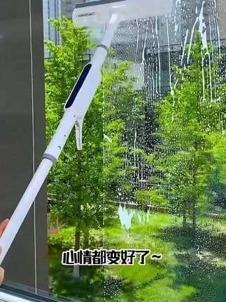 宝家洁玻璃擦窗神器家用玻璃刮高层窗外专用家政新款清洁工具C3