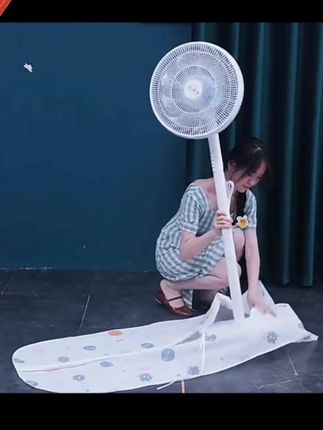 【新款来袭】电风扇罩风扇防尘罩 台式落地式立体全包风扇套#风扇防尘罩 #新款好物 #家居实用品 #防尘必备 #风扇保护