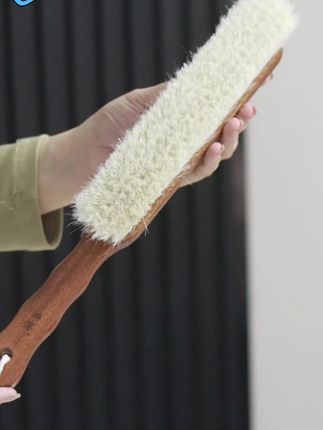 素娘 羊毛扫床刷 家用毛刷除尘软毛刷子扫床神器吸灰除螨结婚笤帚#扫床刷推荐 #素娘毛刷 #除尘除螨 #家用扫床神器 #羊毛刷子