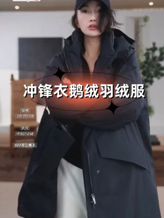 匈牙利95白鹅绒火山岩压胶羽绒服 #进口95白鹅绒冲锋衣 #洛哥 #火山岩压胶羽绒服 #抗冻零下十五度 #三防面料冲锋羽绒服
