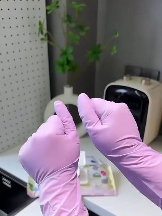 添赞乌梅紫丁腈手套食品级手套干家务用的厨房洗碗防油耐磨防滑 #丁腈手套 #家务好帮手 #护手神器 #无限回购的宝藏单品 #生活必备