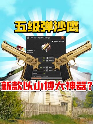 五级弹沙鹰挑战! 暗区突围沙鹰也能打五级弹了! #暗区突围 #暗区突围s14重返战场#搞笑