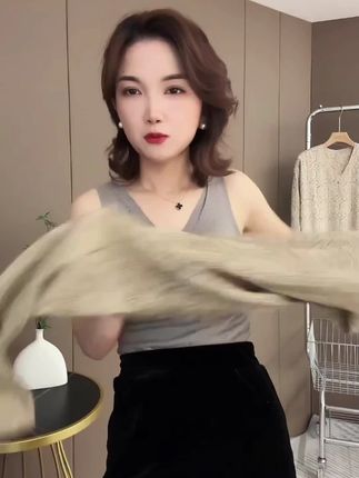 【长袖 圆领~七彩棉线】2025年秋季新款女装韩版宽松圆领套头针织衫#2025秋季新款 #韩版针织衫 #圆领套头 #七彩棉线 #女装时尚