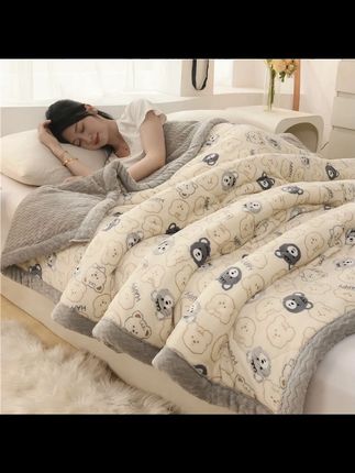 毛毯加厚冬季珊瑚绒毯子午睡毯床单牛奶绒盖毯沙发毯四季通用#毛毯 #午休毯 #午睡毯 #盖毯 #沙发毯