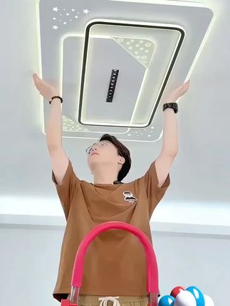 全屋灯具搭配 简约大气全光谱吸顶灯 #灯具搭配 #灯具 #吸顶灯 #客厅灯 #灯饰照明