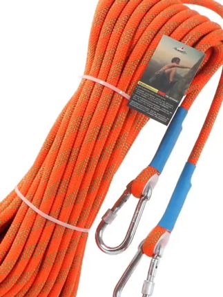 #登山绳  #安全绳  #安全绳索  #绳索  #绳结  哥尔姆高空作业安全绳国标耐磨套装户外保险登山绳子带挂钩RL195