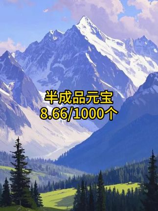 半成品元宝#半成品元宝