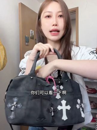 大容量休闲百搭包包*做旧拼色重工克罗单肩斜挎手提!!!#美包分享 #包包种草 #ootd穿搭 #包包 #包包控